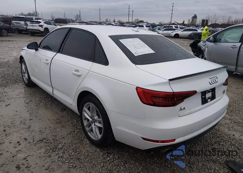 2017 Audi A4 2.0T Premium z USA, uszkodzony, nr VIN WAUANAF43HN043510